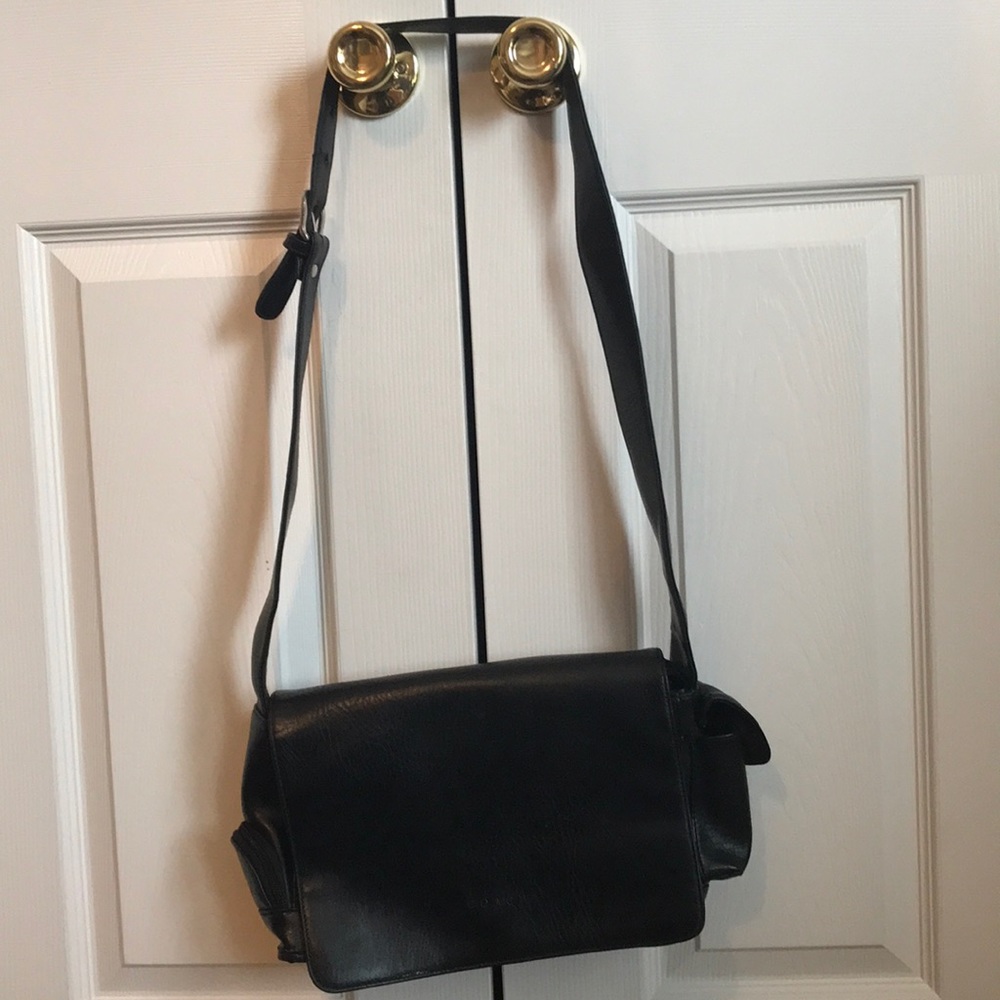Black Leather Coach Purse